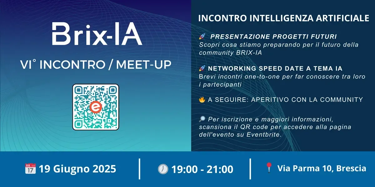 6° Incontro / Meetup Brix-IA