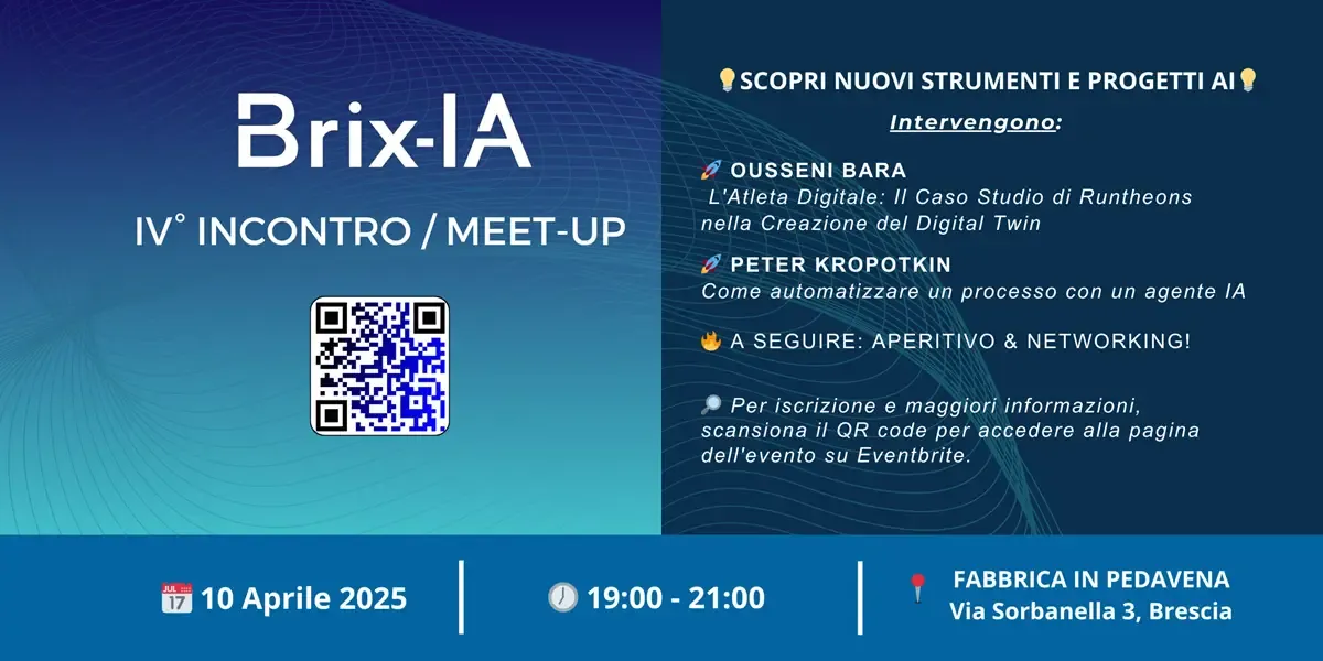 Quarto Meetup Brix-IA Community Brescia Intelligenza Artificiale